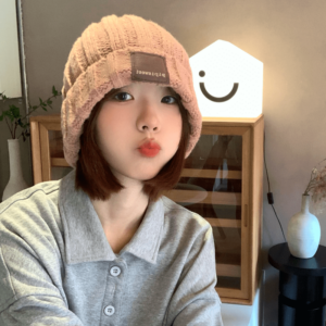 Cappello lavorato a maglia per tutte le partite per ragazza morbida in stile giapponese Kawaii per tutte le partite
