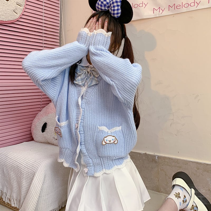 Kawaii Sweet Cinnamoroll All-match Sweater - Kawaii Fashion Shop | Cute ...