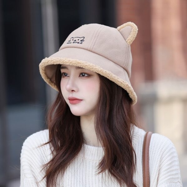 Cute Cat Ears Plush Hat - Kawaii Fashion Shop | Cute Asian Japanese ...