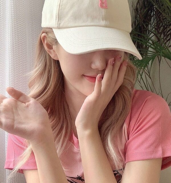 한국 패션 베이지 전경기 야구 모자 올 매치 카와이