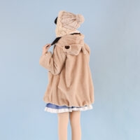 Kawaii Original Design Bear Lamm Velvet Lolita Coat björn kawaii