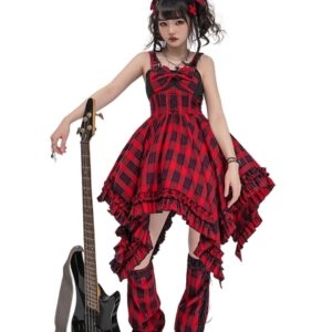 Original Design Punk Irregular Lolita Skirt Abbey style kawaii
