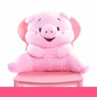 розовая свинья