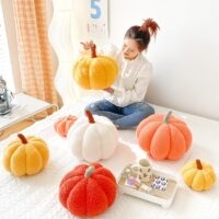 Cute Pumpkin Sleeping Pillow Ins Style kawaii