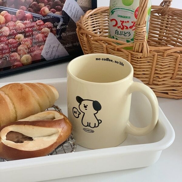 Xícaras de café para cachorrinhos Kawaii Xícaras de café kawaii