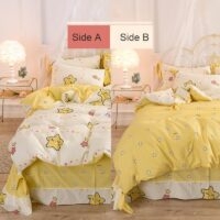 Kawaii Cute Star Bedding Set Bedding Set kawaii