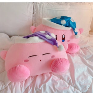 Kawaii Estrela Kirby Dormindo Mochi Pelúcia Kawaii fofo
