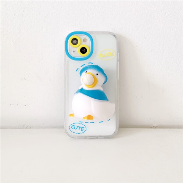 Cute Decompression Duckling iPhone Case 5