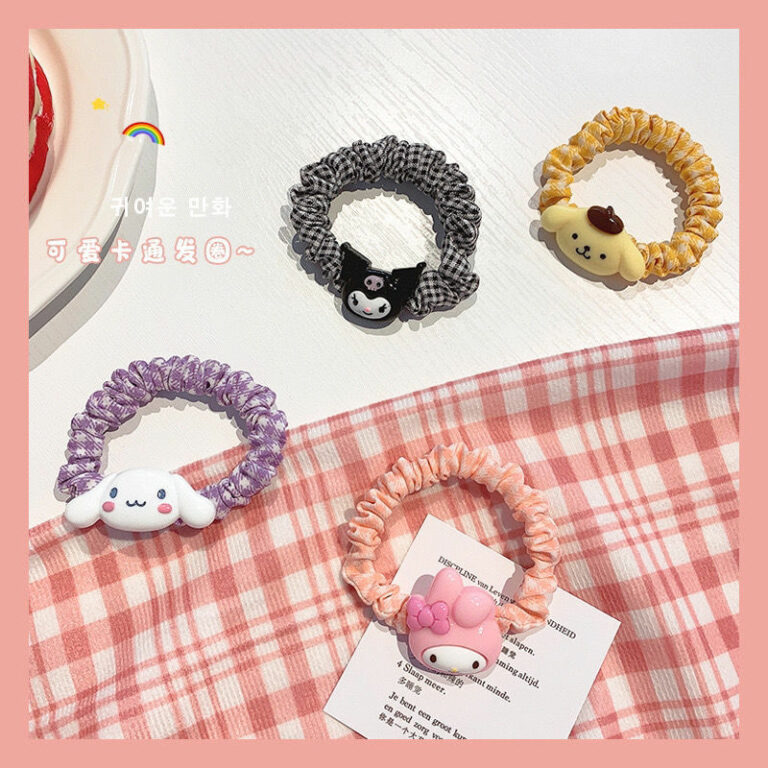 Cute Kuromi Simple Hair Ring - Kawaii Fashion Shop | Cute Asian ...
