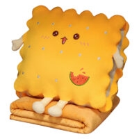 Kawaii Cookie throw Quilt Pillow Set Nap Pillow kawaii