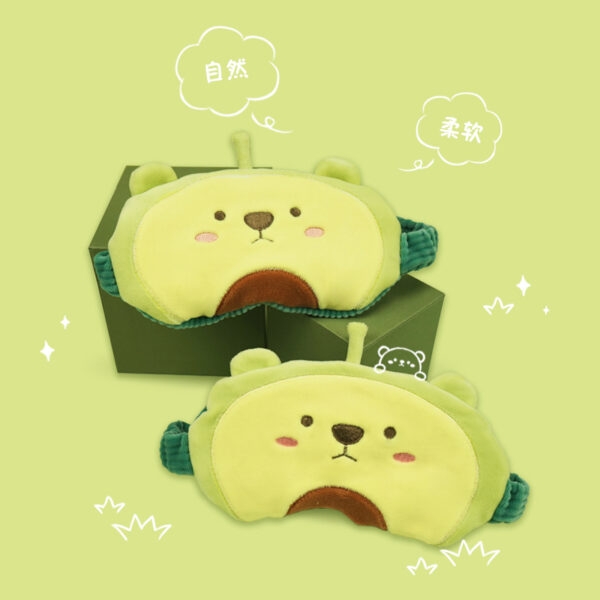 Bende per dormire con avocado simpatico cartone animato Avocado kawaii