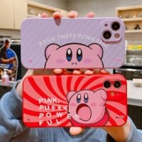 Custodia per iPhone Kirby con coppia carina Star Coppia kawaii