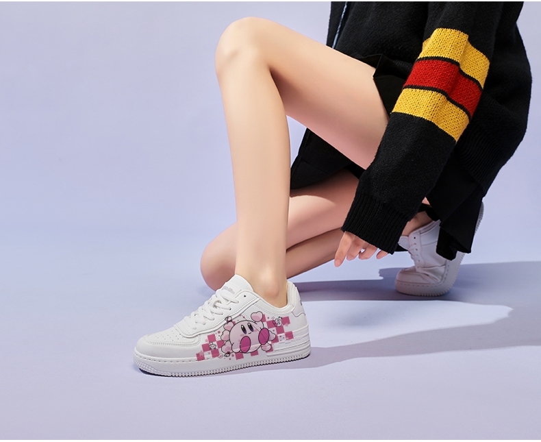 Cute Kirby Girls All-Match Low Top Sneakers