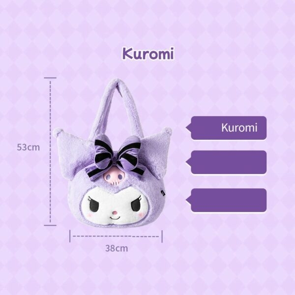 Cute Kuromi Plush Shoulder Bag Kuromi kawaii