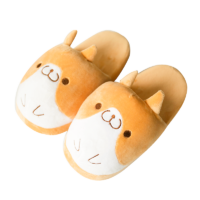 Kawaii Cute Shiba Plush Slippers Cotton Slippers kawaii
