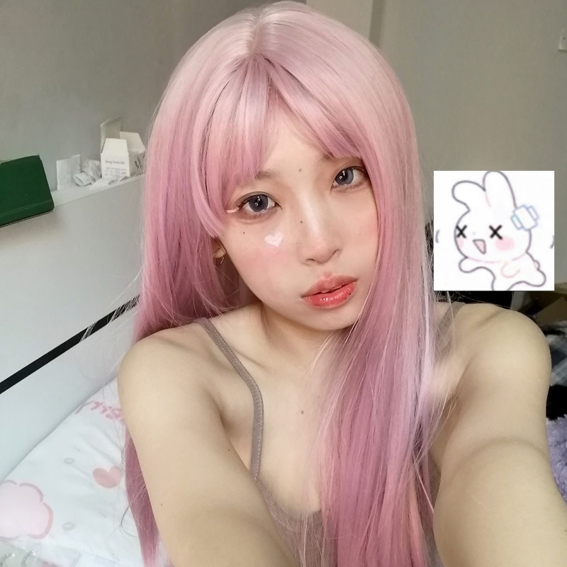 Kawaii Lolita Pink Long-Hair Wig