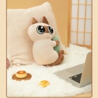 Kawaii Siamkatze Plüschpuppenspielzeug Anime-Kawaii