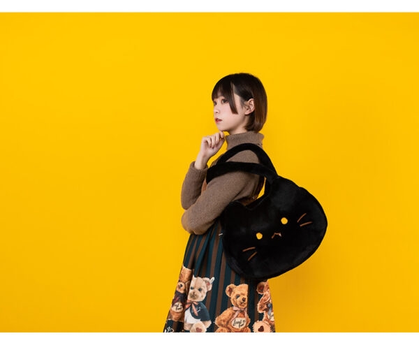 Kawaii Small Cat Plush Shoulder Bag Anime kawaii