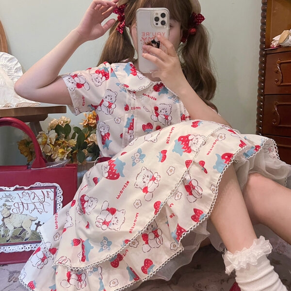 Summer Mikko Joint Lolita Shirt Dress autumn kawaii
