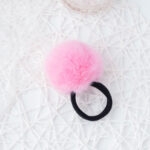 a-pink-fur-ball-hair-circle