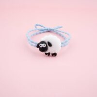 Милое мультяшное кольцо для волос овечки Девочки каваи