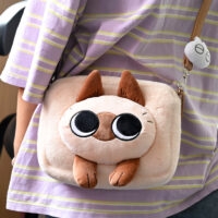 Kawaii pluszowa torba na ramię z kotem syjamskim Kawaii anime