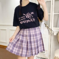 Original Soft Girl E-Sports Girl Black T-Shirt Black kawaii