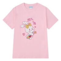 Korean Fashion All-Match Pink T-shirt Korean kawaii