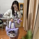 Cute Kuromi Plush Shoulder Bag