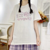 Camiseta Original Soft Girl E-Sports Girl Preta Kawaii preto