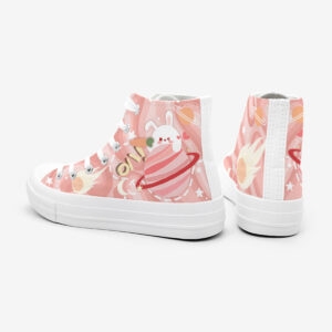 Original Design Hand-Painted Couple of High-Top Canvas Shoes Canvas Shoes kawaii