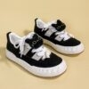 Ulzzang All-match Black Low-top Canvas Shoes