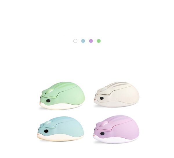 Cute Cartoon Hamster Wireless Mouse Creative kawaii