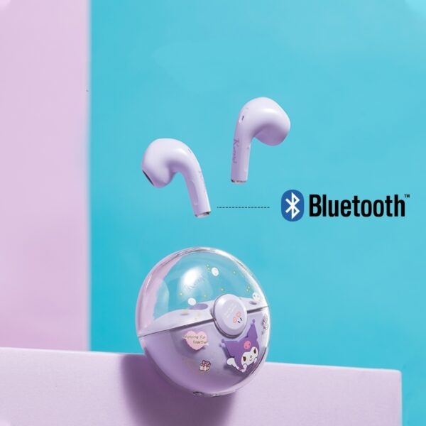 Симпатичные Bluetooth-наушники Kuromi Cinnamoroll TWS Циннаморолл каваи