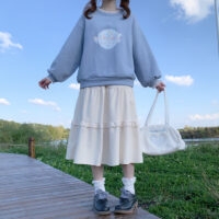 Japanese Soft Girl Sweet A-line skirt A-line Skirt kawaii