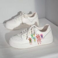 Dolci sneakers con stella dei cartoni animati scarpe da tavola kawaii