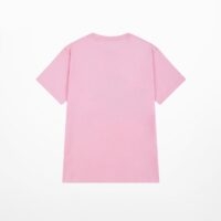 Różowy T-shirt oversize w stylu SoftGril z animowanym misiem Bawełniana kawaii