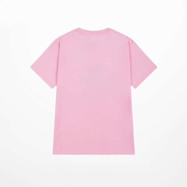 Camiseta extragrande con osito de dibujos animados rosa estilo SoftGril Algodón kawaii