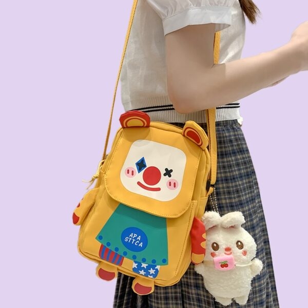 Cute Clown Messenger Bag 1