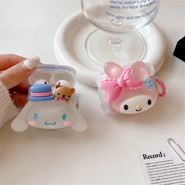 Kawaii 3D Stereo My Melody Airpods Case 1