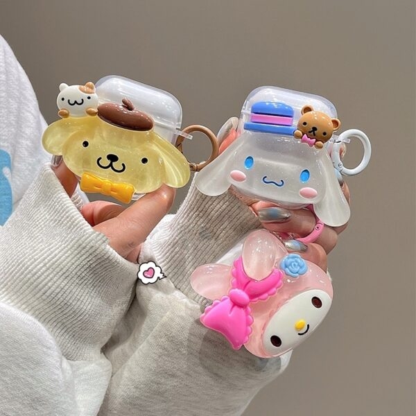Kawaii 3D Stereo My Melody Airpods Case 7