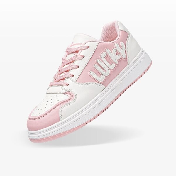 Kawaii Pink Lucky bestickte Sneakers 5