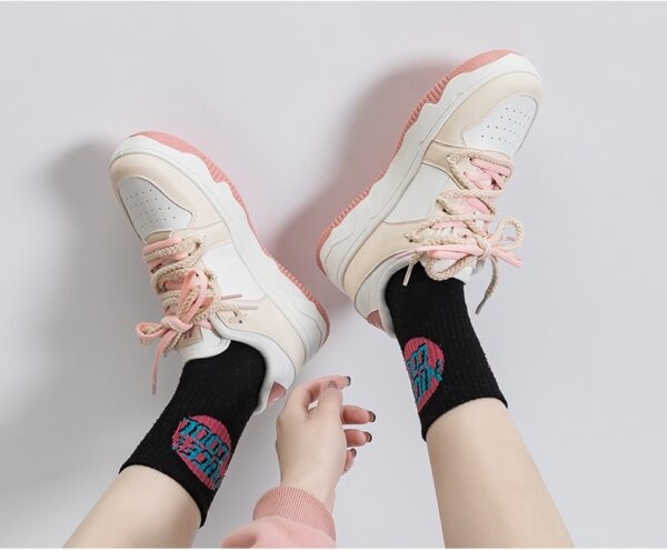 Summer Soft Girl Style Pink All-match Sneakers All-match kawaii