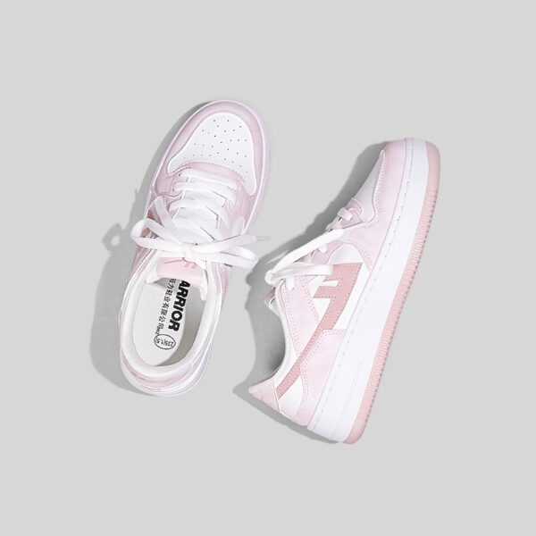 Zomerse zoete platform roze sneakers 6