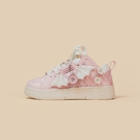 Kawaii süße flache Sneakers im rosa Loli-Stil Süßes Kawaii