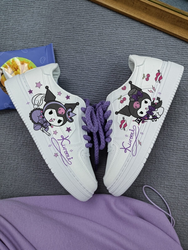 Kawaii Purple Kuromi Low Top Sneakers 2