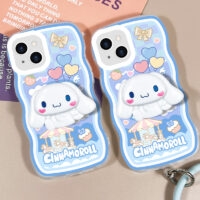 Süße Cinnamoroll transparente weiche iPhone-Hülle Cinnamoroll-Kawaii