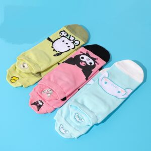 Sanrio Kawaii Hello Kitty Socks Student Cartoon All Match Lolita