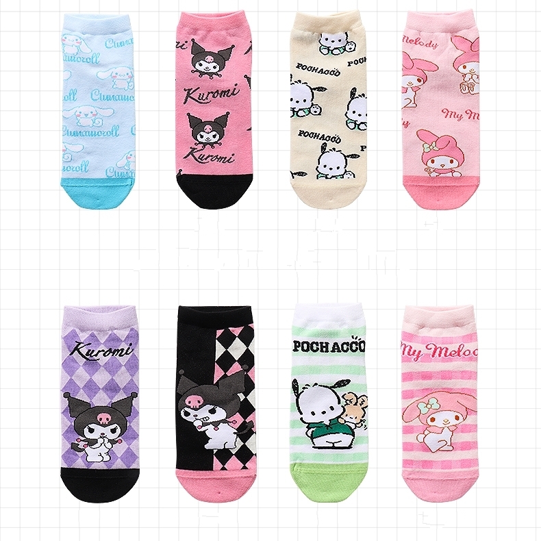 Kawaii Sommer Sanrio Charakter Socken