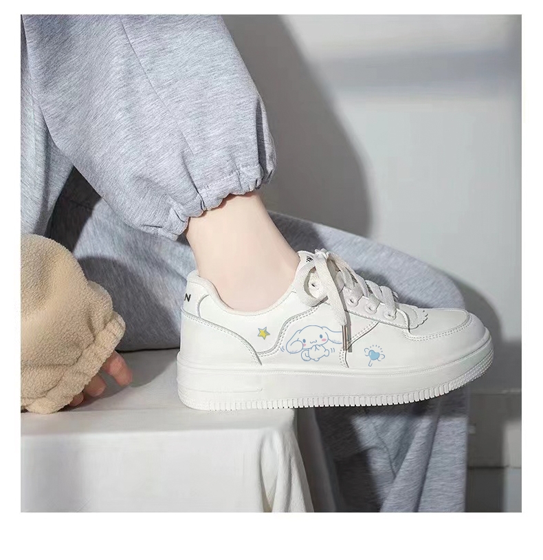 Kawaii White Cinnamoroll Low Top Sneakers